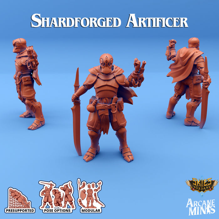 Shardforged Artificer D | Skies of Sordane | Fantasy Miniature | Arcane Minis