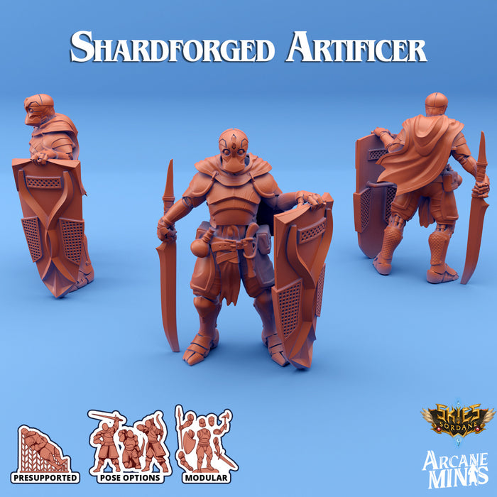 Shardforged Artificer E | Skies of Sordane | Fantasy Miniature | Arcane Minis