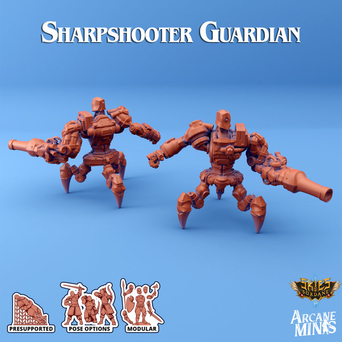 Sharpshooter Guardian A | Skies of Sordane | Fantasy Miniature | Arcane Minis