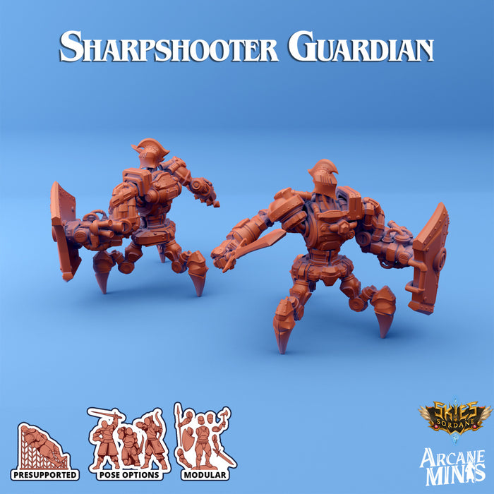 Sharpshooter Guardian B | Skies of Sordane | Fantasy Miniature | Arcane Minis