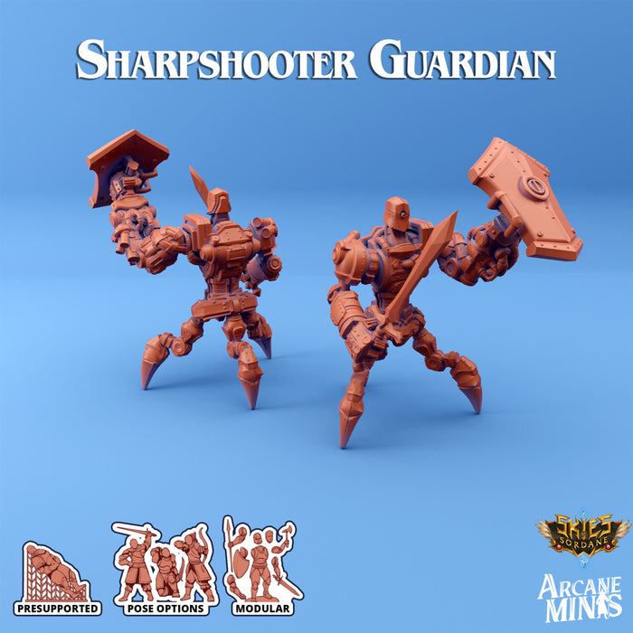 Sharpshooter Guardian C | Skies of Sordane | Fantasy Miniature | Arcane Minis