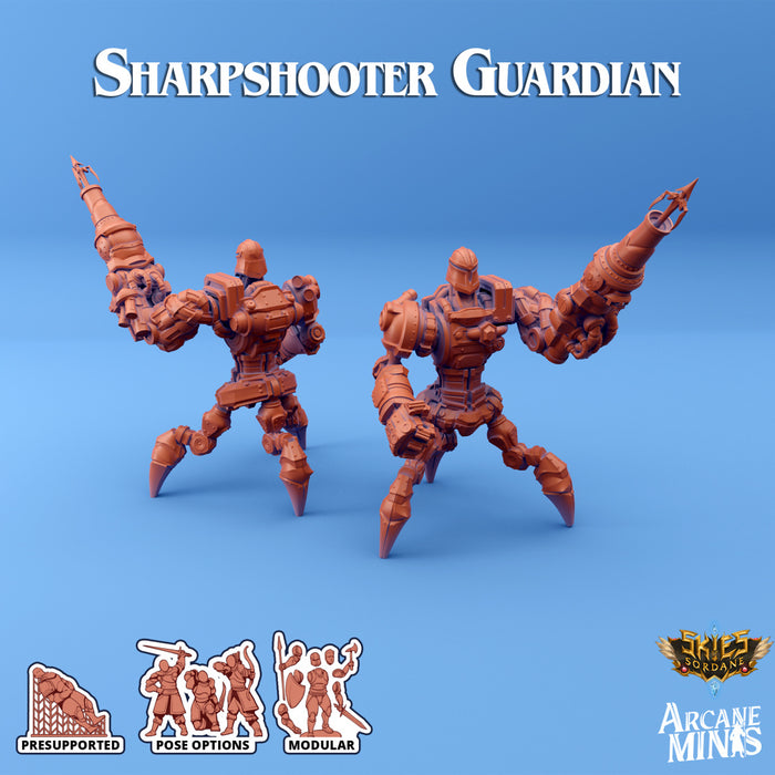 Sharpshooter Guardian D | Skies of Sordane | Fantasy Miniature | Arcane Minis