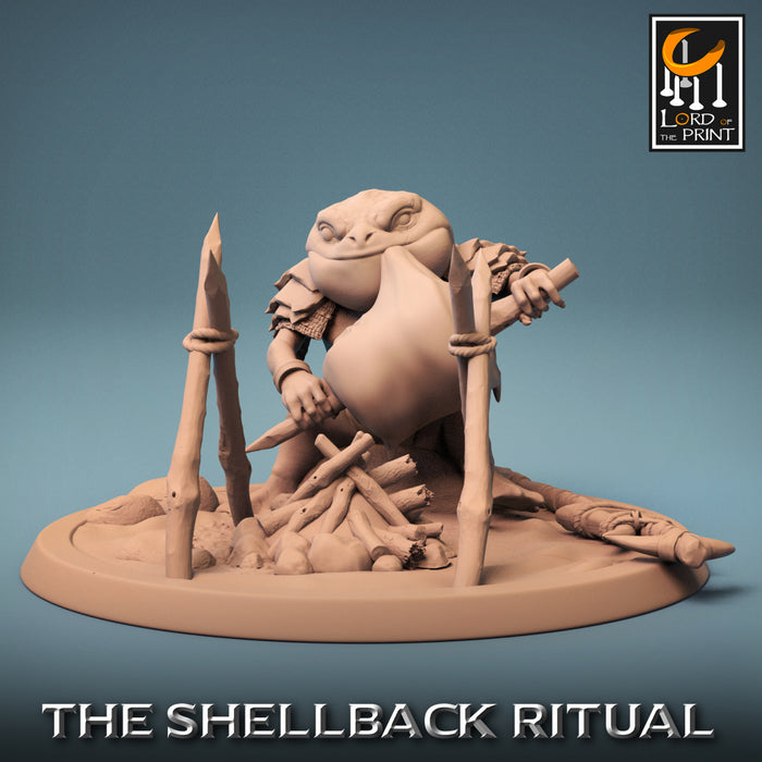 ShellBack Croaker A | The Shellback Ritual | Fantasy Miniature | Rescale Miniatures