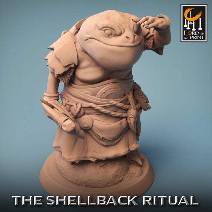 ShellBack Croaker F | The Shellback Ritual | Fantasy Miniature | Rescale Miniatures