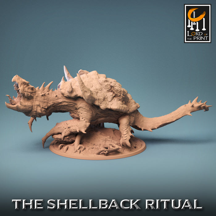 ShellBack Dragont Turtle A | The Shellback Ritual | Fantasy Miniature | Rescale Miniatures