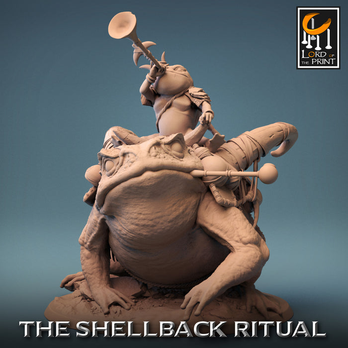 ShellBack Mount D | The Shellback Ritual | Fantasy Miniature | Rescale Miniatures