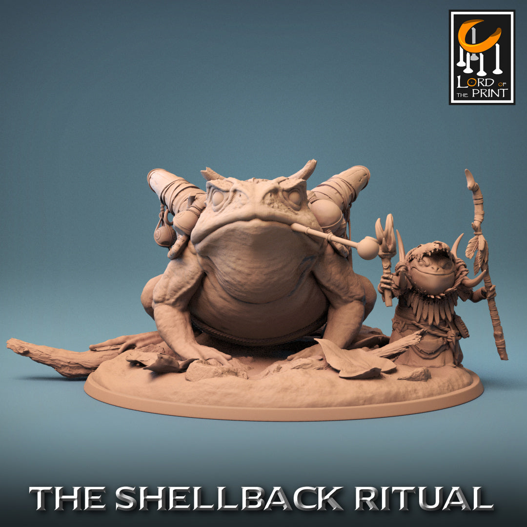 ShellBack Mount F | The Shellback Ritual | Fantasy Miniature | Rescale ...