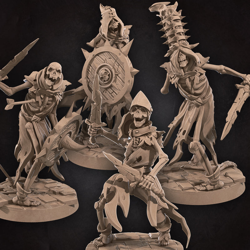 Dungeon Undead Miniatures | Fantasy Miniature | Bite the Bullet