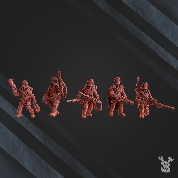 Stormtroopers Squad x10 | Steam Guard | Grimdark Miniature | DakkaDakka
