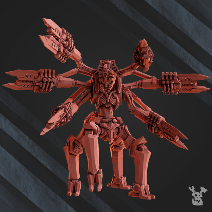 Quadro-Scorpion Pistoleer | Robot Legions | Grimdark Miniature | DakkaDakka