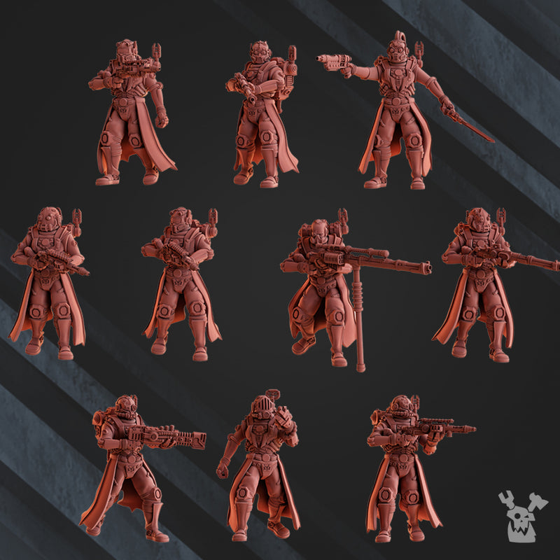 Scout Warriors | Machine Cult | Grimdark Miniature | DakkaDakka