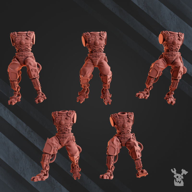 Machine Cult Stalkers x5 | Machine Cult | Grimdark Miniature | DakkaDakka