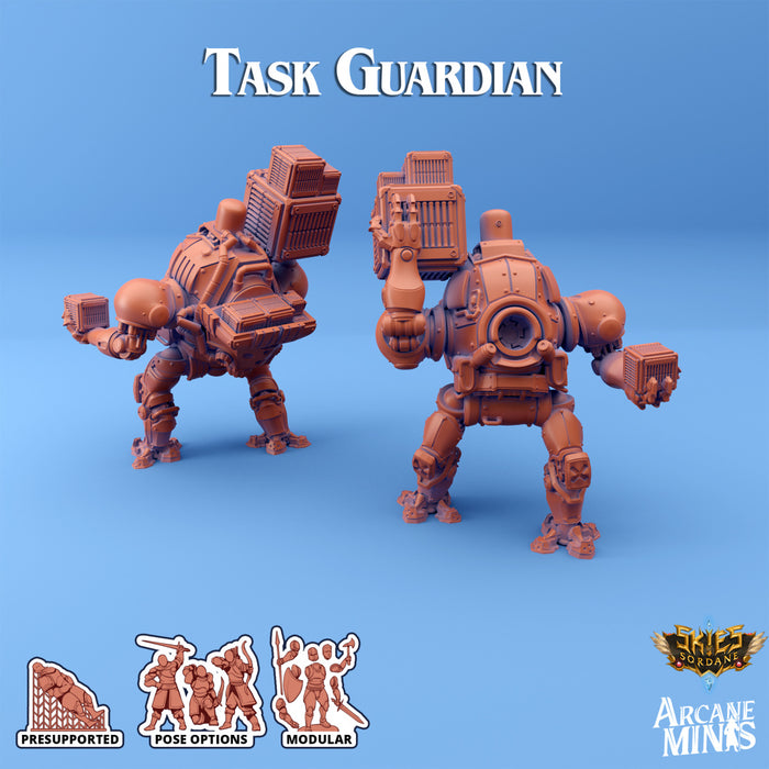 Task Guardian A | Skies of Sordane | Fantasy Miniature | Arcane Minis