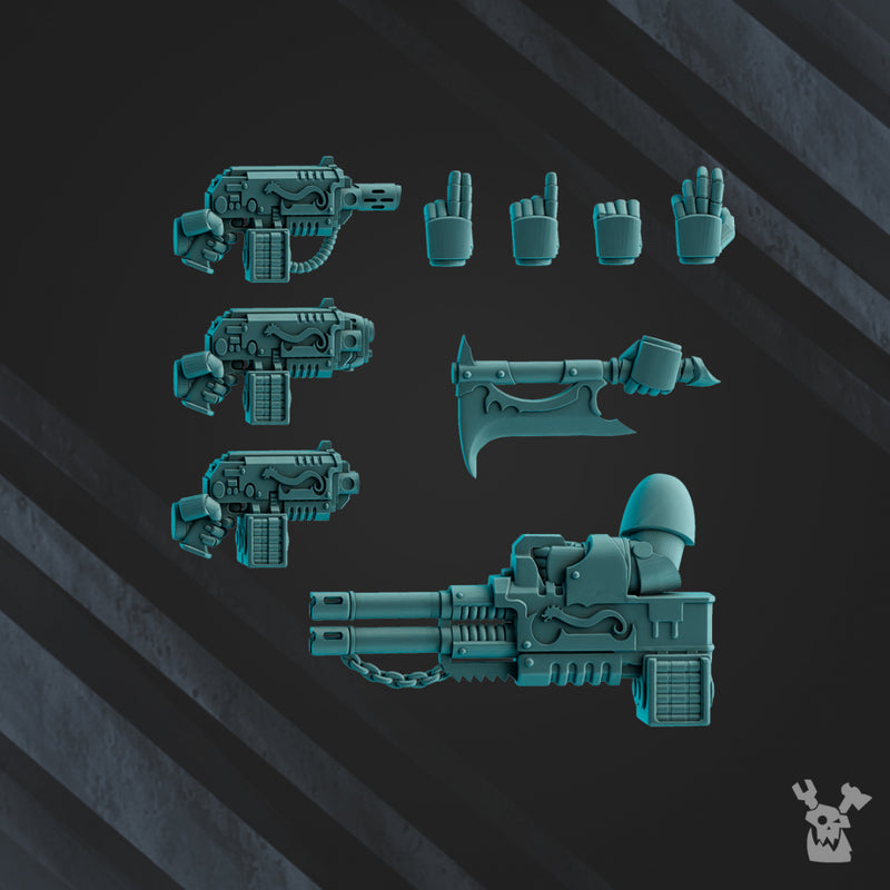 Destroyer Squad | Scylla Legion | DakkaDakka | Sci-Fi Grimdark Wargaming Miniature 28mm 32mm