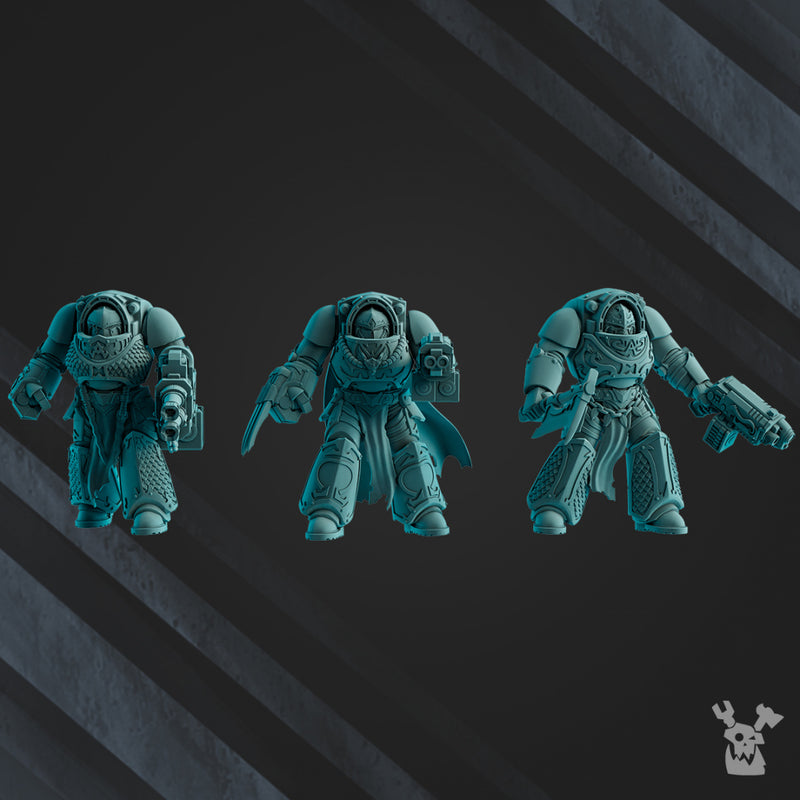 Destroyer Squad | Scylla Legion | DakkaDakka | Sci-Fi Grimdark Wargaming Miniature 28mm 32mm