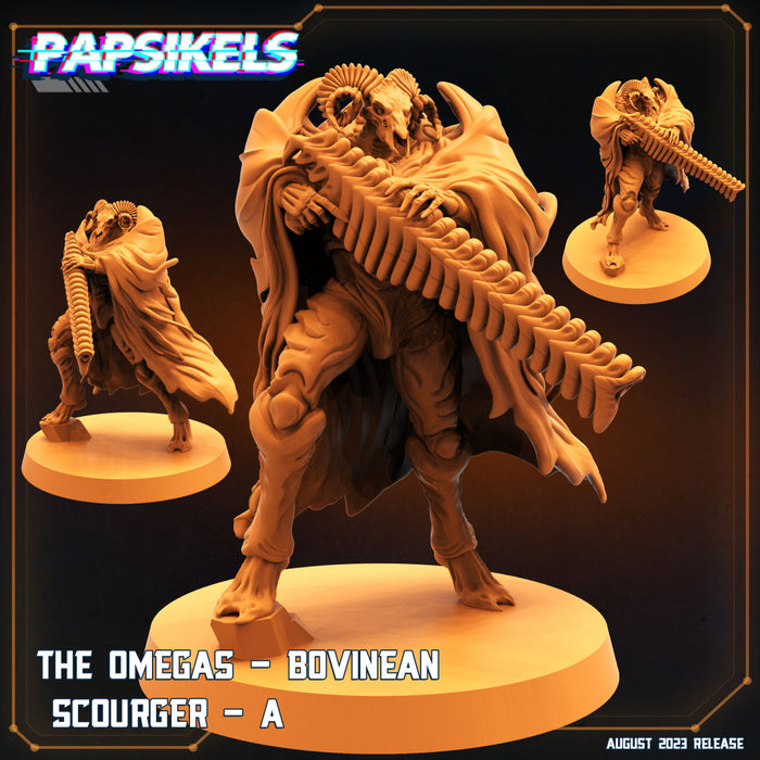 The Omegas Bovinean Scourger A | Xeno Wars Genesis | Sci-Fi Miniature | Papsikels
