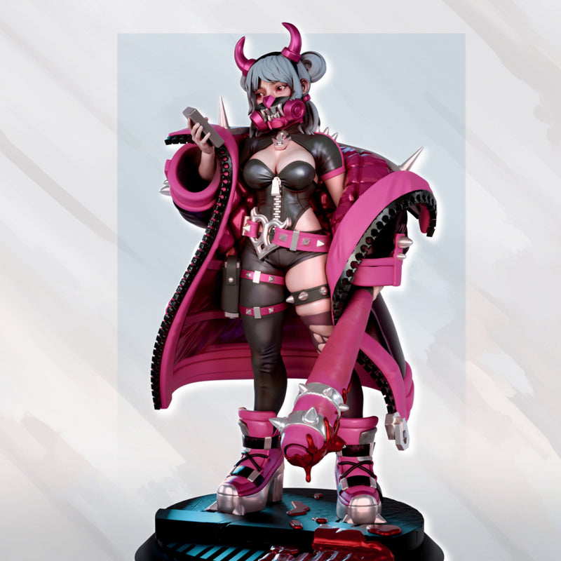 Oni Mask Immortan Jone | Fantasy Pin-Up | Fantasy Miniature | Gaz Minis