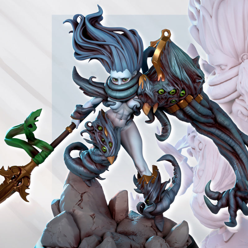 Evaline Ravenscroft | Fantasy Pin-Up | Fantasy Miniature | Gaz Minis