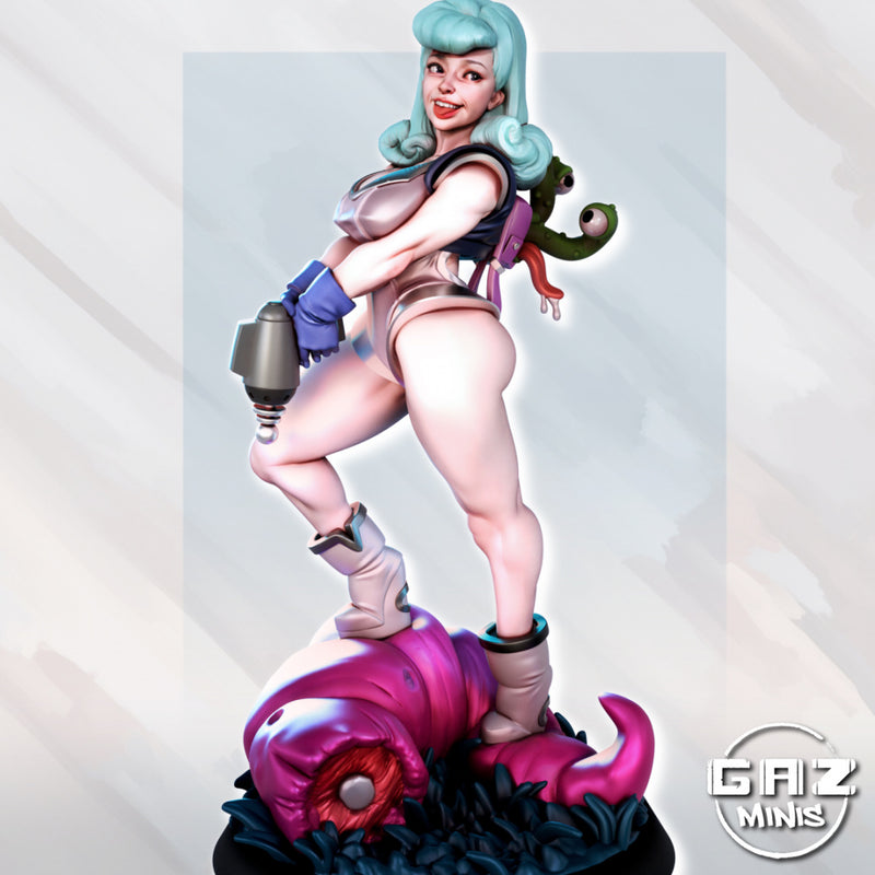 Space Ranger Stella Starlight | Fantasy Pin-Up | Sci-Fi Miniature | Gaz Minis