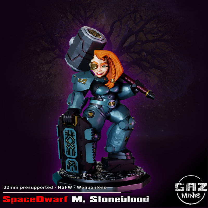 Miranda Ironblood | Fantasy Pin-Up | Fantasy Miniature | Gaz Minis