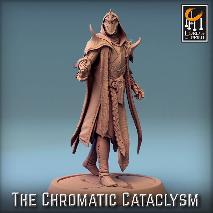 Tiamat Cultist A | The Chromatic Cataclysm | Fantasy Miniature | Rescale Miniatures