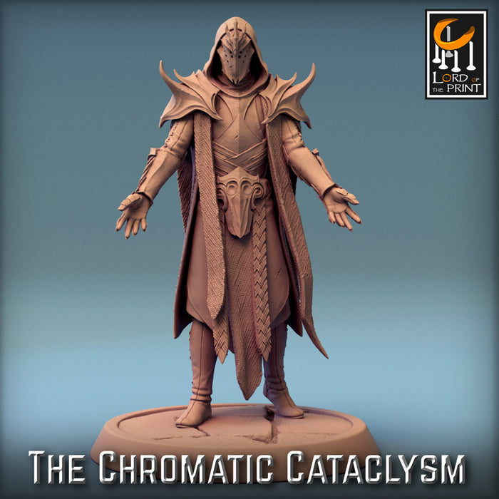 Tiamat Cultist B | The Chromatic Cataclysm | Fantasy Miniature | Rescale Miniatures