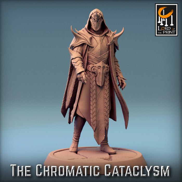 Tiamat Cultist E | The Chromatic Cataclysm | Fantasy Miniature | Rescale Miniatures