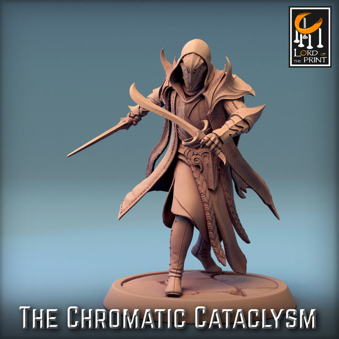 Tiamat Cultist F | The Chromatic Cataclysm | Fantasy Miniature | Rescale Miniatures