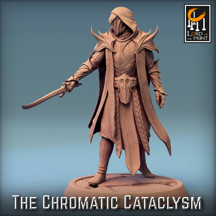 Tiamat Cultist G | The Chromatic Cataclysm | Fantasy Miniature | Rescale Miniatures