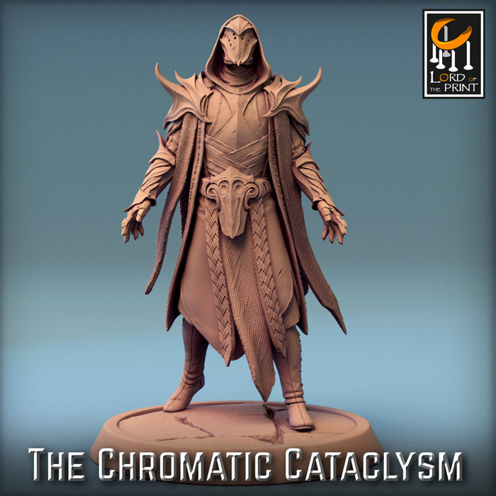 Tiamat Cultist H | The Chromatic Cataclysm | Fantasy Miniature | Rescale Miniatures