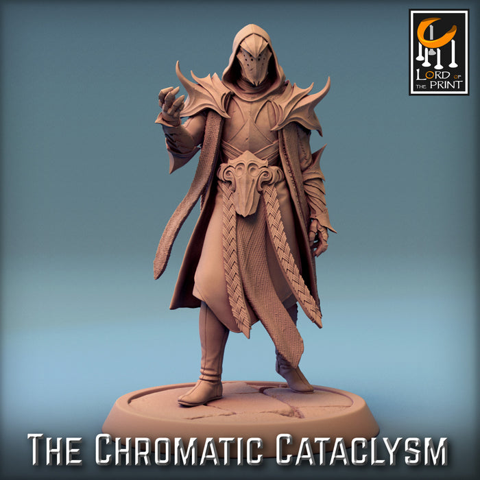 Tiamat Cultist I | The Chromatic Cataclysm | Fantasy Miniature | Rescale Miniatures