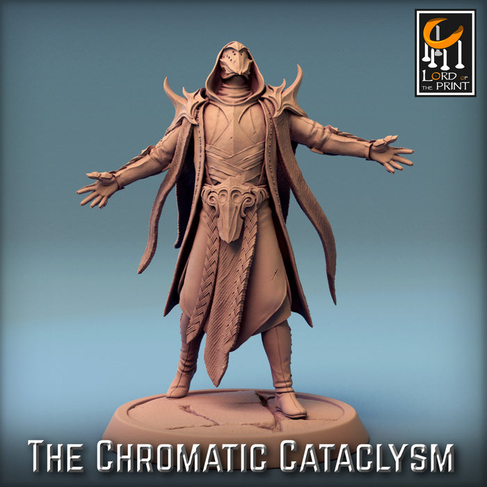 Tiamat Cultist J | The Chromatic Cataclysm | Fantasy Miniature | Rescale Miniatures