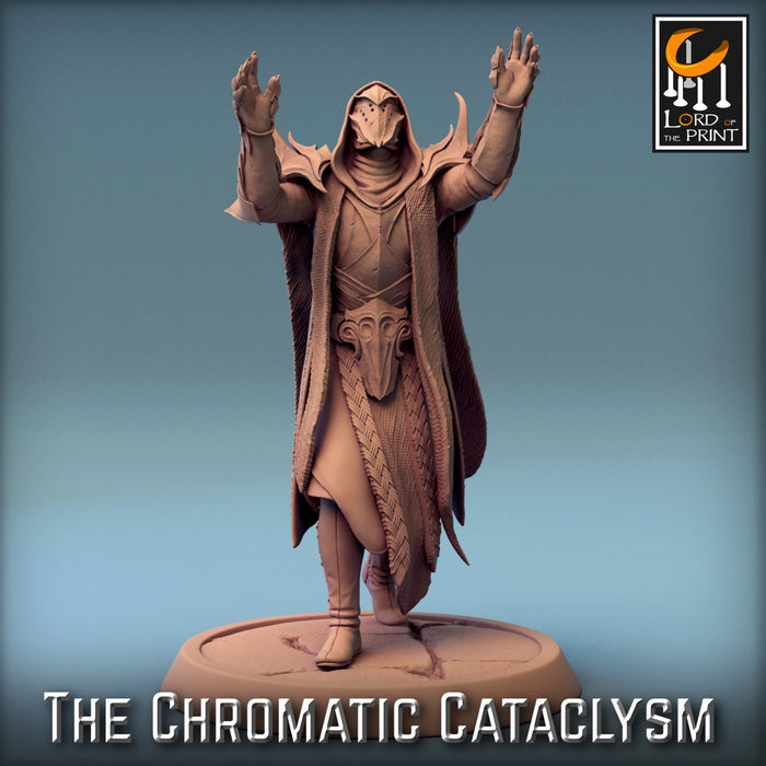 Tiamat Cultist K | The Chromatic Cataclysm | Fantasy Miniature | Rescale Miniatures