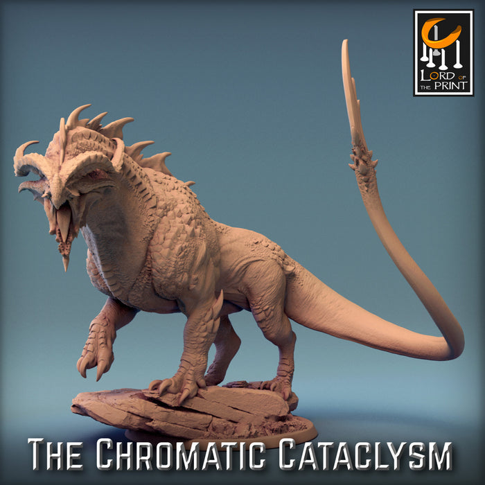 Tiamat Dragonspawn Red | The Chromatic Cataclysm | Fantasy Miniature | Rescale Miniatures