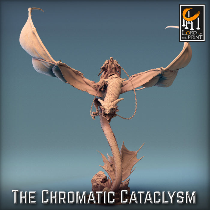 Tiamat Wyvern C | The Chromatic Cataclysm | Fantasy Miniature | Rescale Miniatures