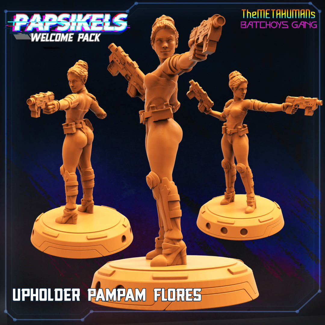 Upholder PamPam Flores | Cyberpunk | Sci-Fi Miniature | Papsikels ...