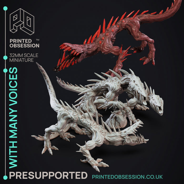 With Many Voices Miniatures | SCP - D&D Incursion | Fantasy Miniature | Printed Obsession