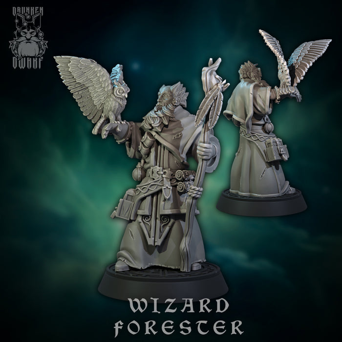 Forester | Wizards | Fantasy Miniature | Drunken Dwarf