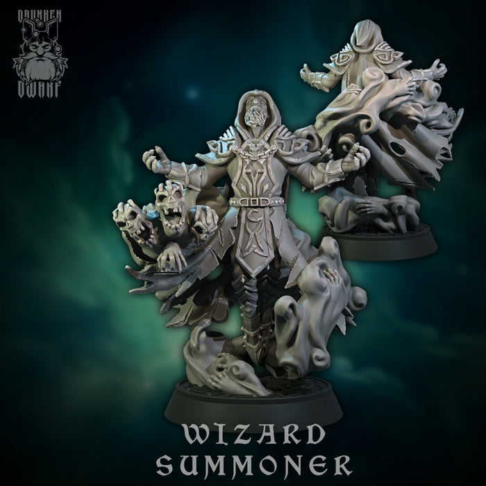Summoner | Wizards | Fantasy Miniature | Drunken Dwarf