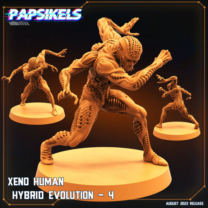 Xeno Human Hybrid Evolution 4 | Xeno Wars Genesis | Sci-Fi Miniature | Papsikels