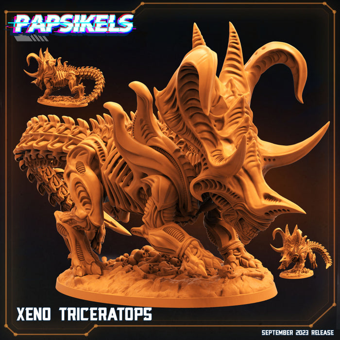 Xeno Triceratops | Specials | Sci-Fi Miniature | Papsikels