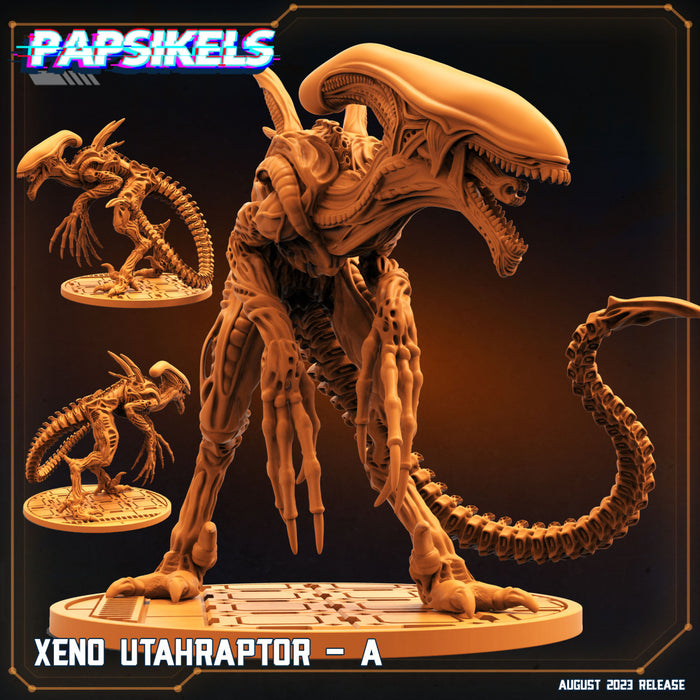 Xeno Utharaptor A | Xeno Wars Genesis | Sci-Fi Miniature | Papsikels