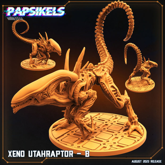 Xeno Utharaptor B | Xeno Wars Genesis | Sci-Fi Miniature | Papsikels