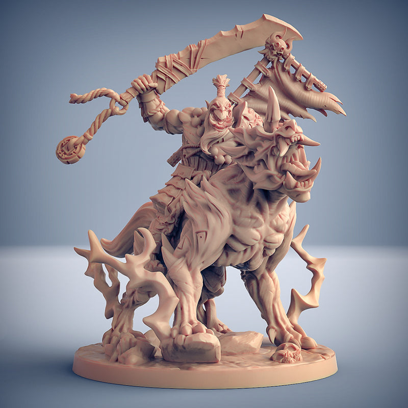 Yoshigruzu on Warugo Oni Beast | Oni Clan | Fantasy D&D Miniature | Artisan Guild