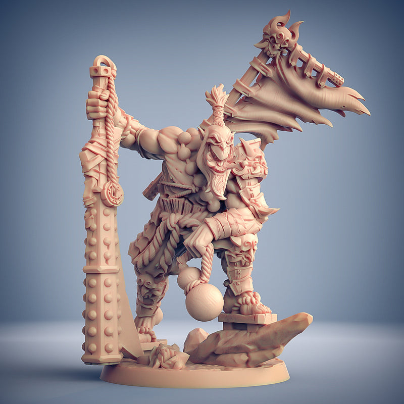 Yoshigruzu Clan Leader | Oni Clan | Fantasy D&D Miniature | Artisan Guild