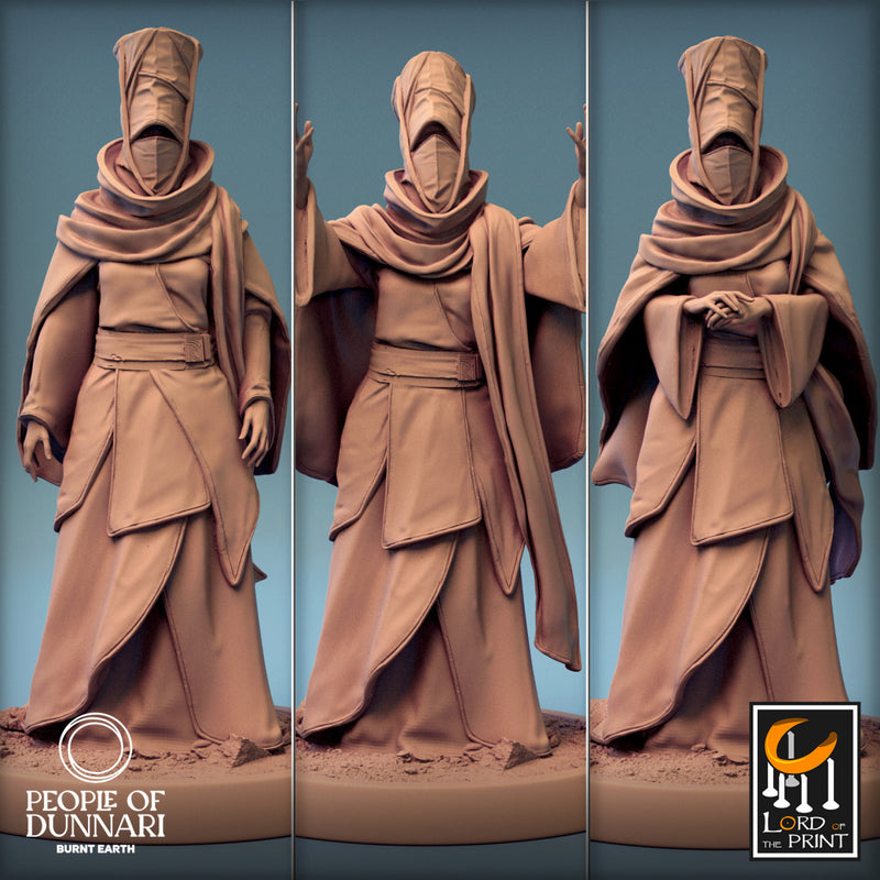 Zahra Al'Nur Miniatures | People of Dunnari | Fantasy Miniature | Rescale Miniatures