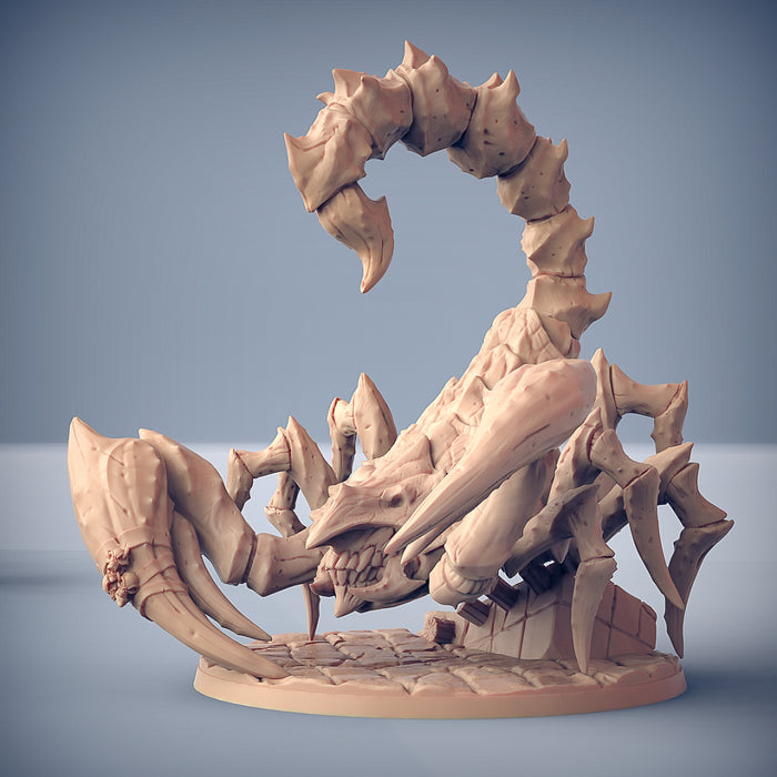 Scorpid King | Rakshakin Headhunter | Fantasy D&D Miniature | Artisan Guild
