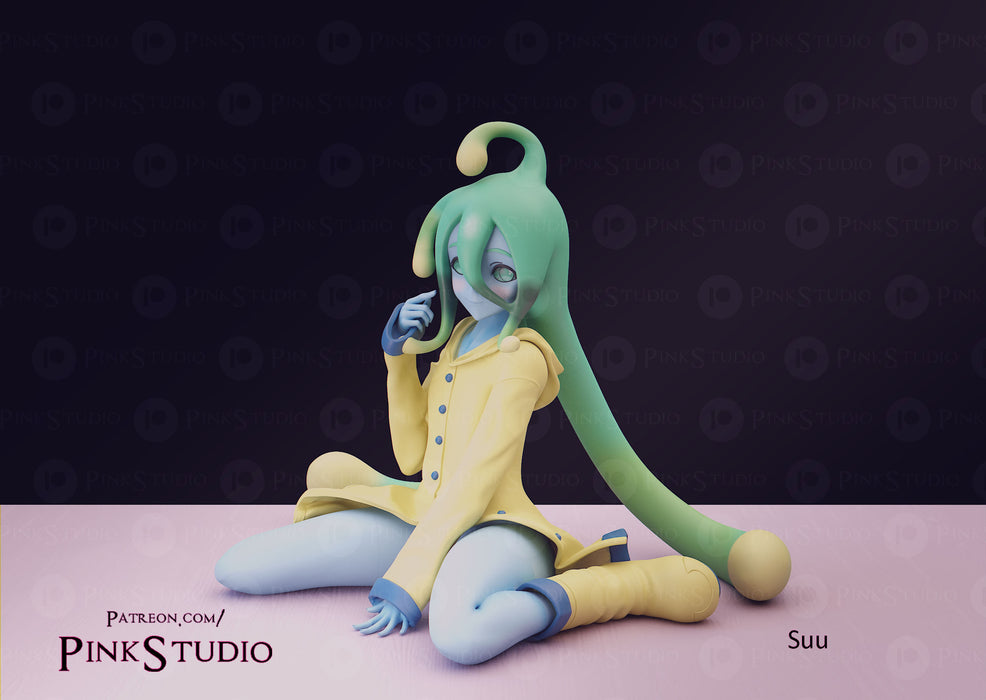 Suu (Statue) | Pin-Up Fan Art | Pink Studio