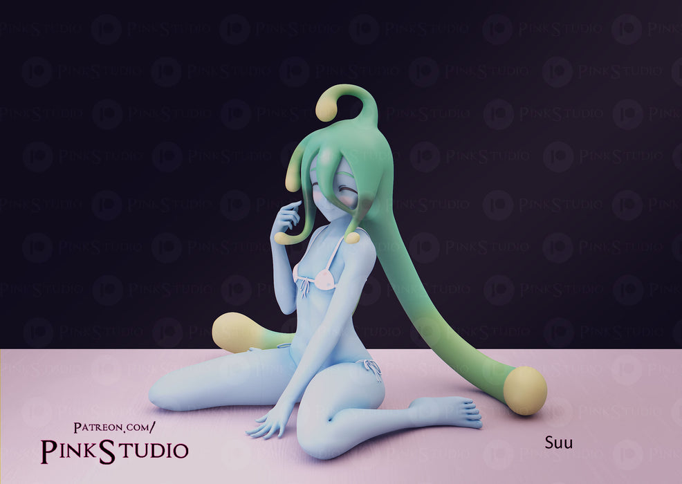 Suu (Statue) | Pin-Up Fan Art | Pink Studio