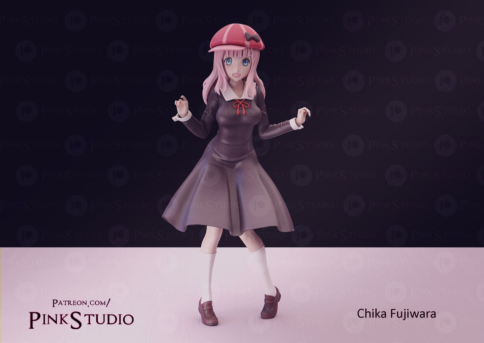 Chika (Statue) | Pin-Up Fan Art | Pink Studio